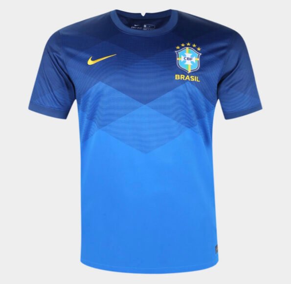 Camisa Seleção Brasil II 20/21 Masculina - Azul e amarelo