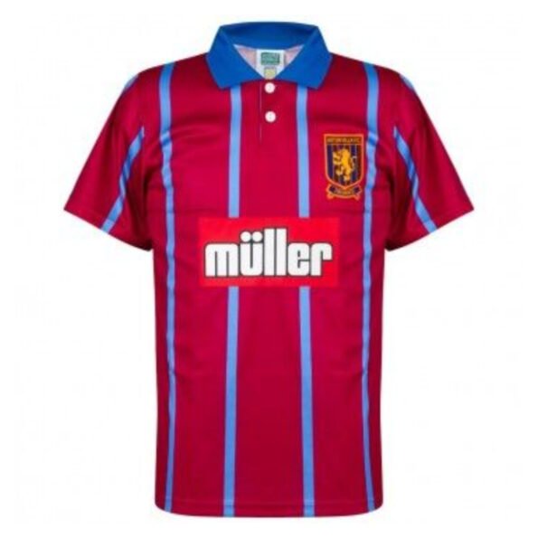 Camisa Retrô Aston Villa Home 1993/95 Masculina