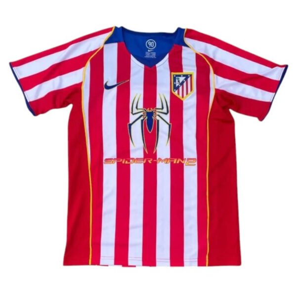 Camisa Retrô Atlético de Madrid 2004/05 Home Masculina