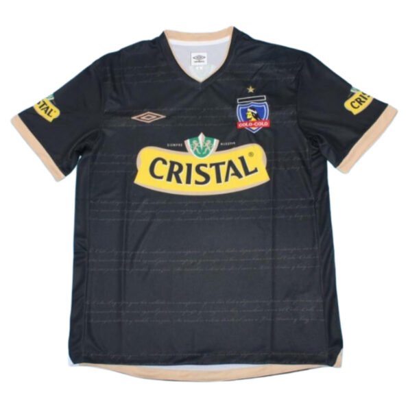 Camisa Retrô Colo Colo 2011/12 Away Preta Masculina