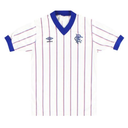 Camisa Retrô Rangers 1982/83 Branca Masculina Away