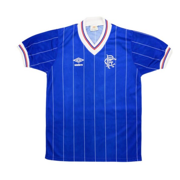 Camisa Retrô Rangers 1982/83 Azul Masculina Home