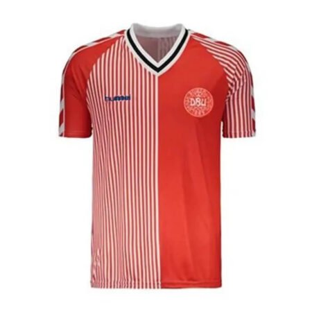 Camisa Retrô Seleção da Dinamarca 1986 Home Masculina