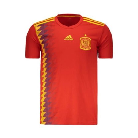 Camisa Retrô Seleçao da Espanha 2018 Masculina Home