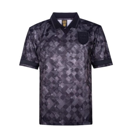 Camisa Retrrô Seleção da Inglaterra Black 1990 Masculina