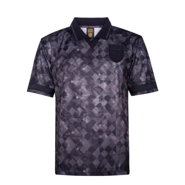 Camisa Retrrô Seleção da Inglaterra Black 1990 Masculina