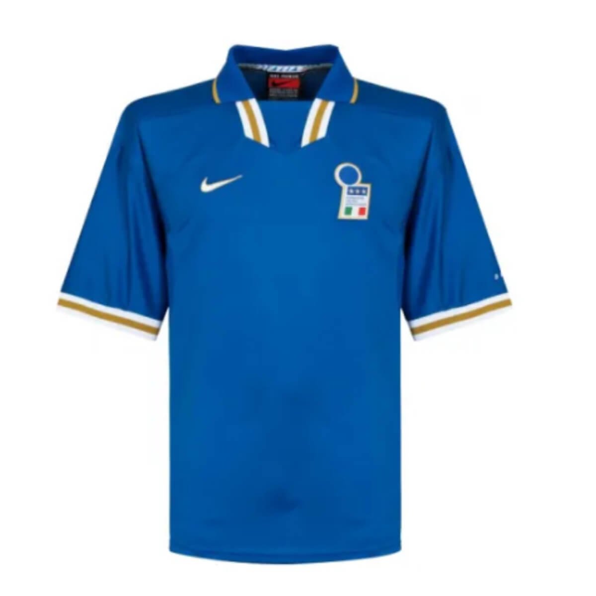 camisa-retro-selecao-da-italia-1996-home-masculina Camisa Retrô Seleção da Itália 1996 Home Masculina