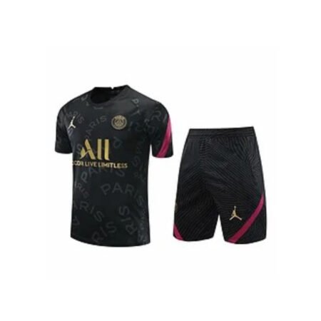 Kit Camisa + Short Treino PSG Azul 20/21 - Masculino