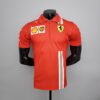 Camisa Gola Polo Fórmula 1 Ferrari Vermelha Team Driver