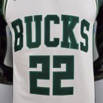 Regata NBA Milwaukee Bucks Branca MODLETON #22