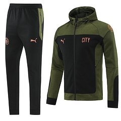 Kit Jaqueta e Calça Moletom Treino Manchester City 21/22 Masculino