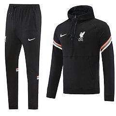 Kit Jaqueta e Calça Moletom Liverpool Treino 2021/22