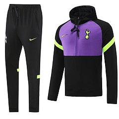 Kit Jaqueta e Calça Moletom Treino Tottenham 2021/22 Masculino