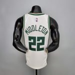Regata NBA Milwaukee Bucks Branca MODLETON #22