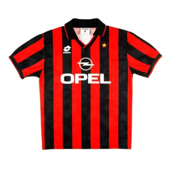 Camisa Retrô AC Milan Home 1995/96 Masculina