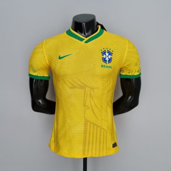 Camisa do Brasil Amarela Edição Limitada Masculina Cristo Redentor