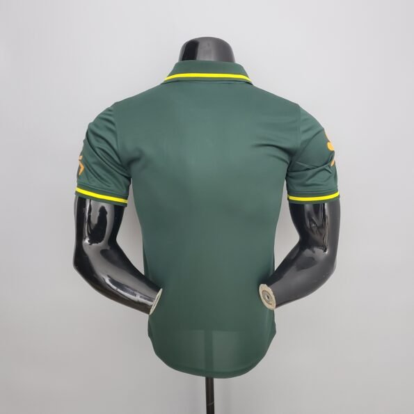 Camisa do Brasil Polo pré-jogo verde