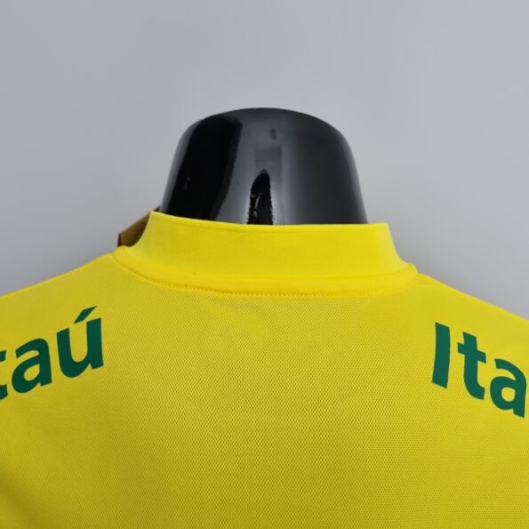 Camisa do Brasil Polo amarela