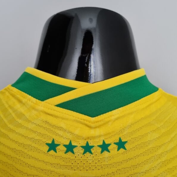 camisa do brasil amarela