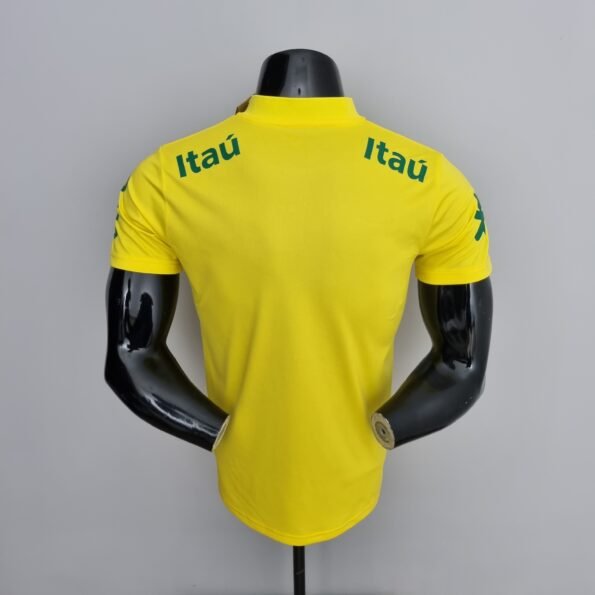 Camisa do Brasil Polo amarela