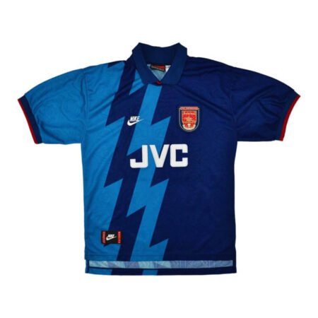 Camisa do Arsenal Azul Away 1995/96 Masculina Retrô