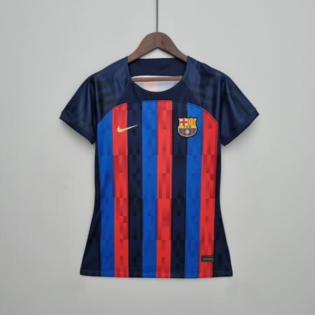 camisa barcelona feminina