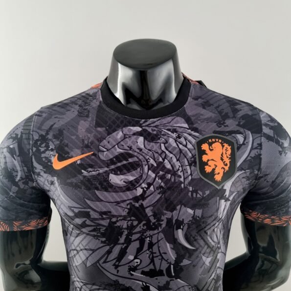 camisa da holanda preta player