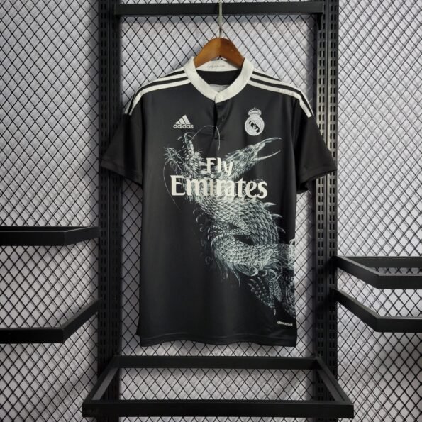 camisa Real Madrid Retrô Preta