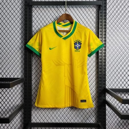 camisa do brasil amarela