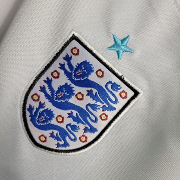 Camisa Inglaterra Branca com Azul 22/23