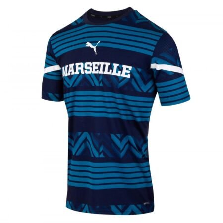 Camisa Olympique de Marseille Azul Pré-treino