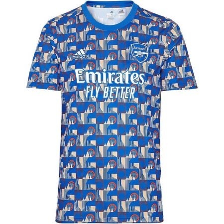 Camisa Pré-jogo Arsenal 22/23 Azul Masculina