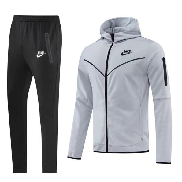 CONJUNTO BLUSÃO E CALÇA MOLETOM NIKE BRANCO MASC