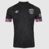 Camisa West Ham Preta 3 Uniforme 22/23 Masculina