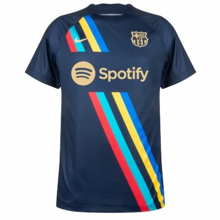 Nova Camisa Barcelona Pré-jogo Azul