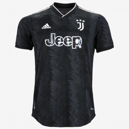 Camisa Juventus Preta Elétrica 2022 Jogador