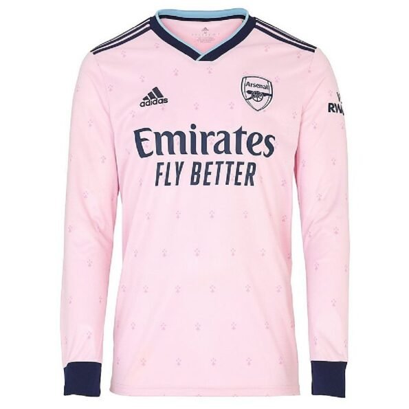 Camisa Manga Longa Arsenal Rosa 2022