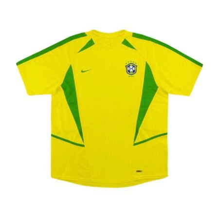 Camisa do Brasil 2002 Amarela Retrô Masculina