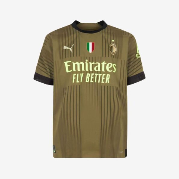 Camisa AC Milan Third 2022/23 Verde Masculina