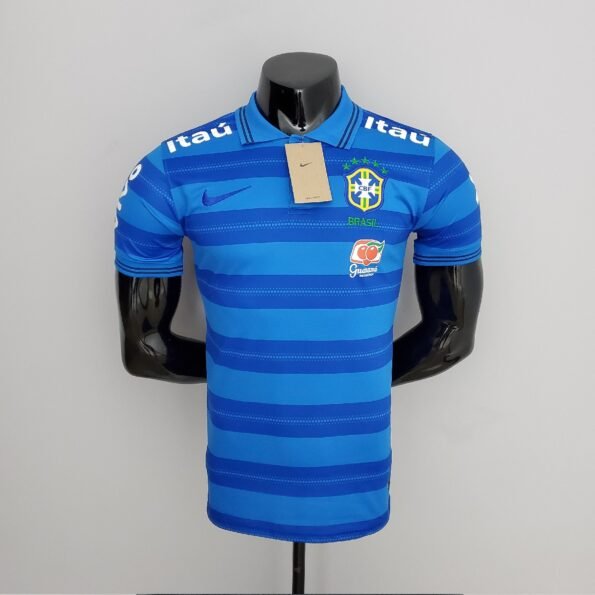 Camisa do Brasil Polo Azul masculina