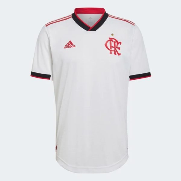 CAMISA DO FLAMENGO BRANCA AUTÊNTICA 2022