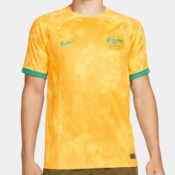 Camisa da Austrália Amarela Copa do Mundo 2022 Masculina