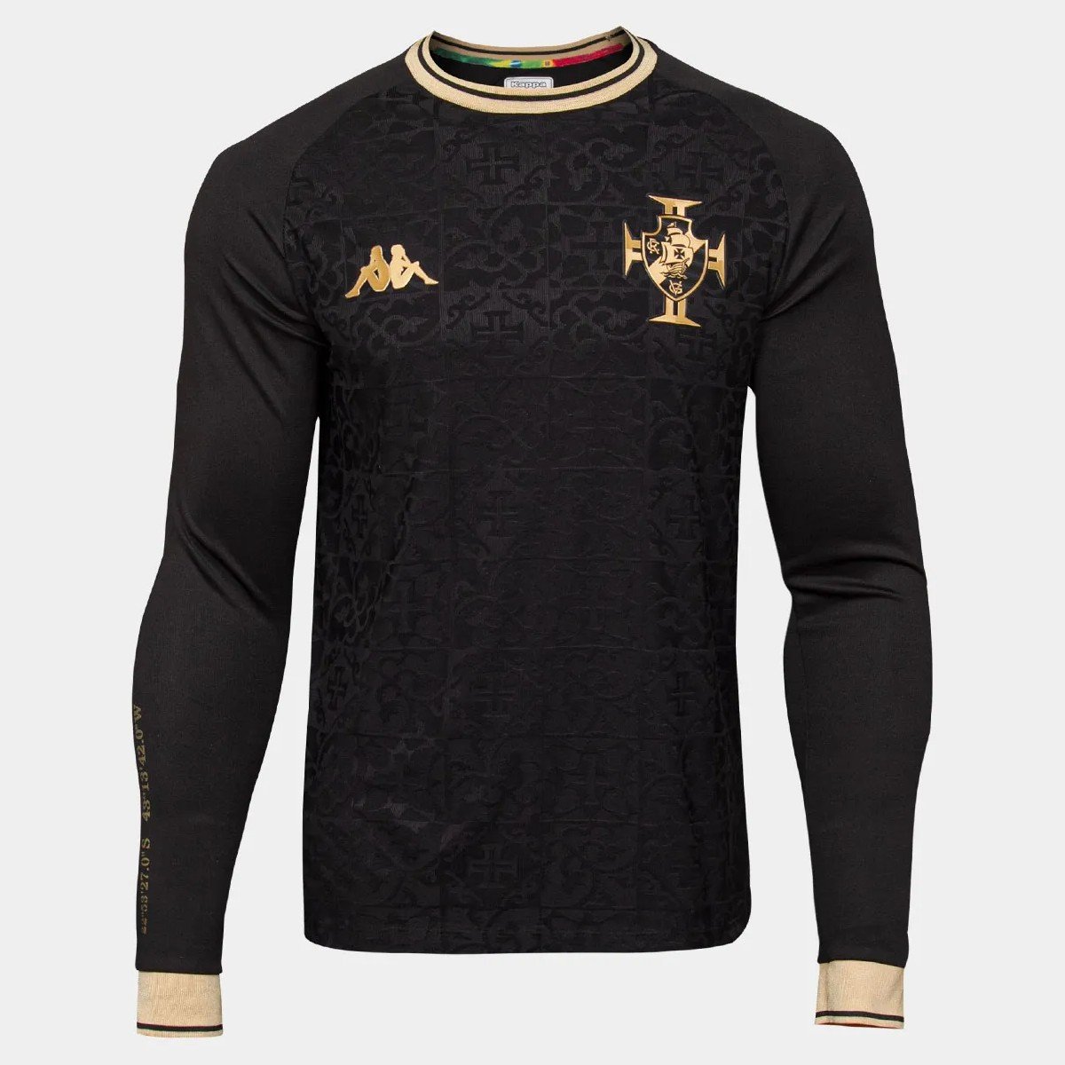 Sem título(14) Nova Camisa 3 do Vasco da Gama Preta Manga Longa Masc