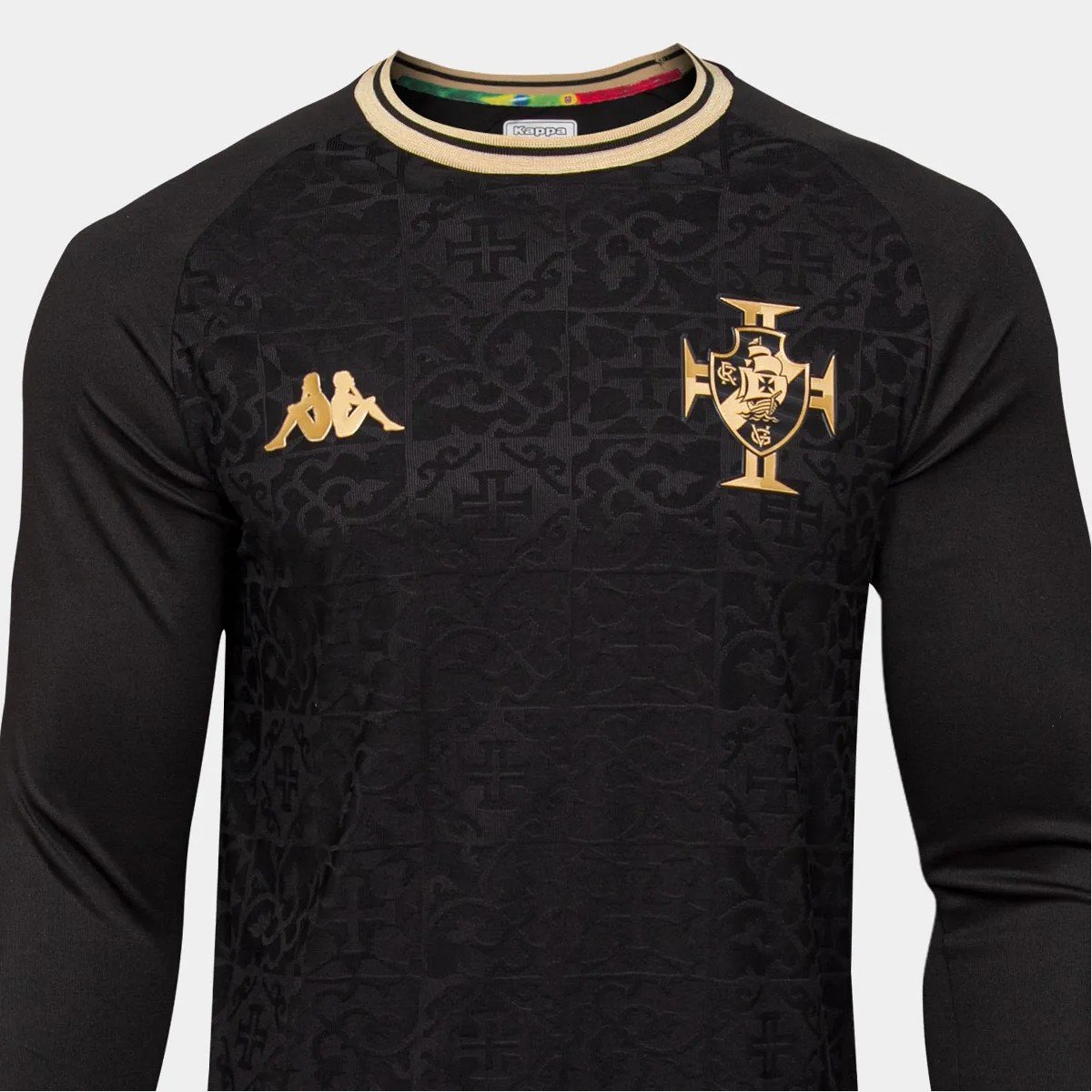 Sem título(15) Nova Camisa 3 do Vasco da Gama Preta Manga Longa Masc