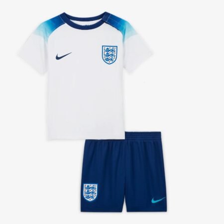 Kit Infantil Inglaterra Branca Copa do Mundo 2022 Unissex