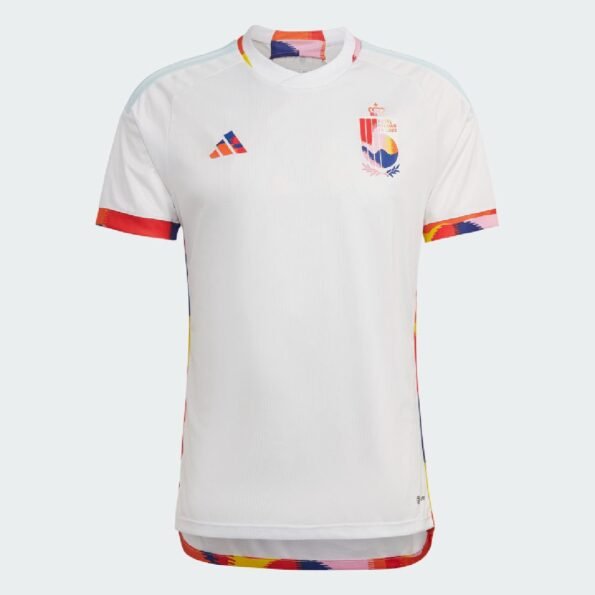 Camisa Bélgica Branca Copa do Mundo Masculina Home 2022