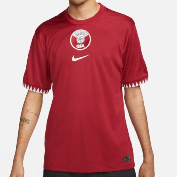 Camisa do Catar Vermelha Copa do Mundo 2022 Masculina