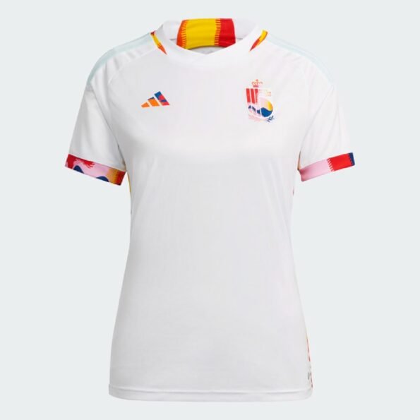 Camisa Bélgica Branca Copa do Mundo Feminina Home 2022