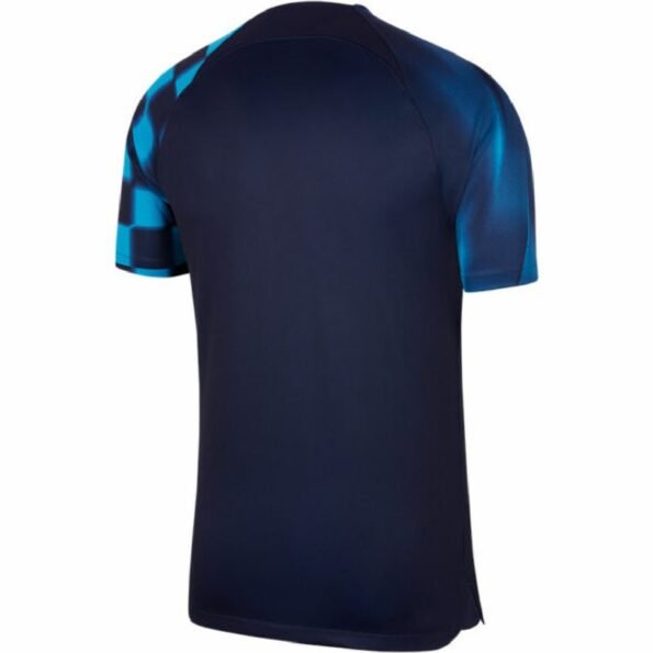 Camisa da Croácia Azul Copa do Mundo 2022 Masculina