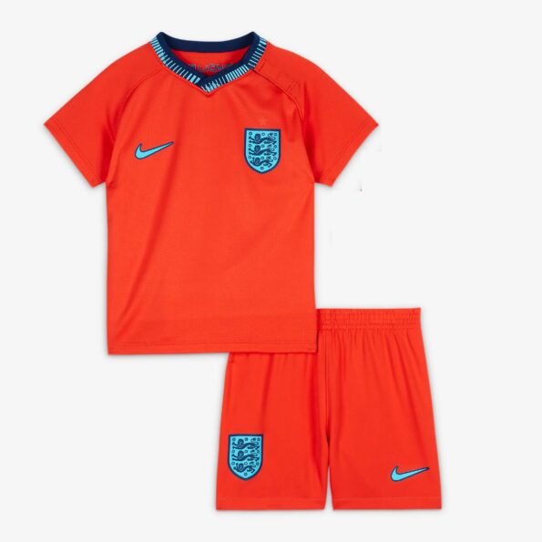 Kit Infantil Inglaterra Laranja Copa do Mundo 2022 Unissex